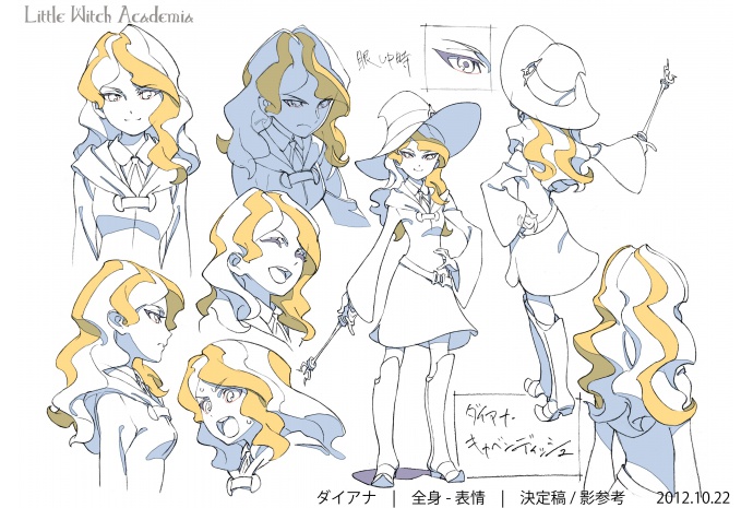 Character sheet de Little Witch Academia